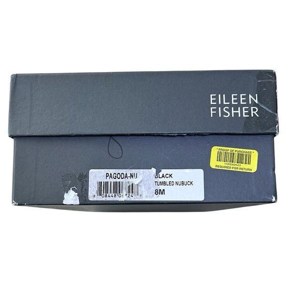 $245 Eileen Fisher VINTAGE Pagoda Shoes 8 Booties Sandals Open Toe Cut Outs NIB - Picture 14 of 16